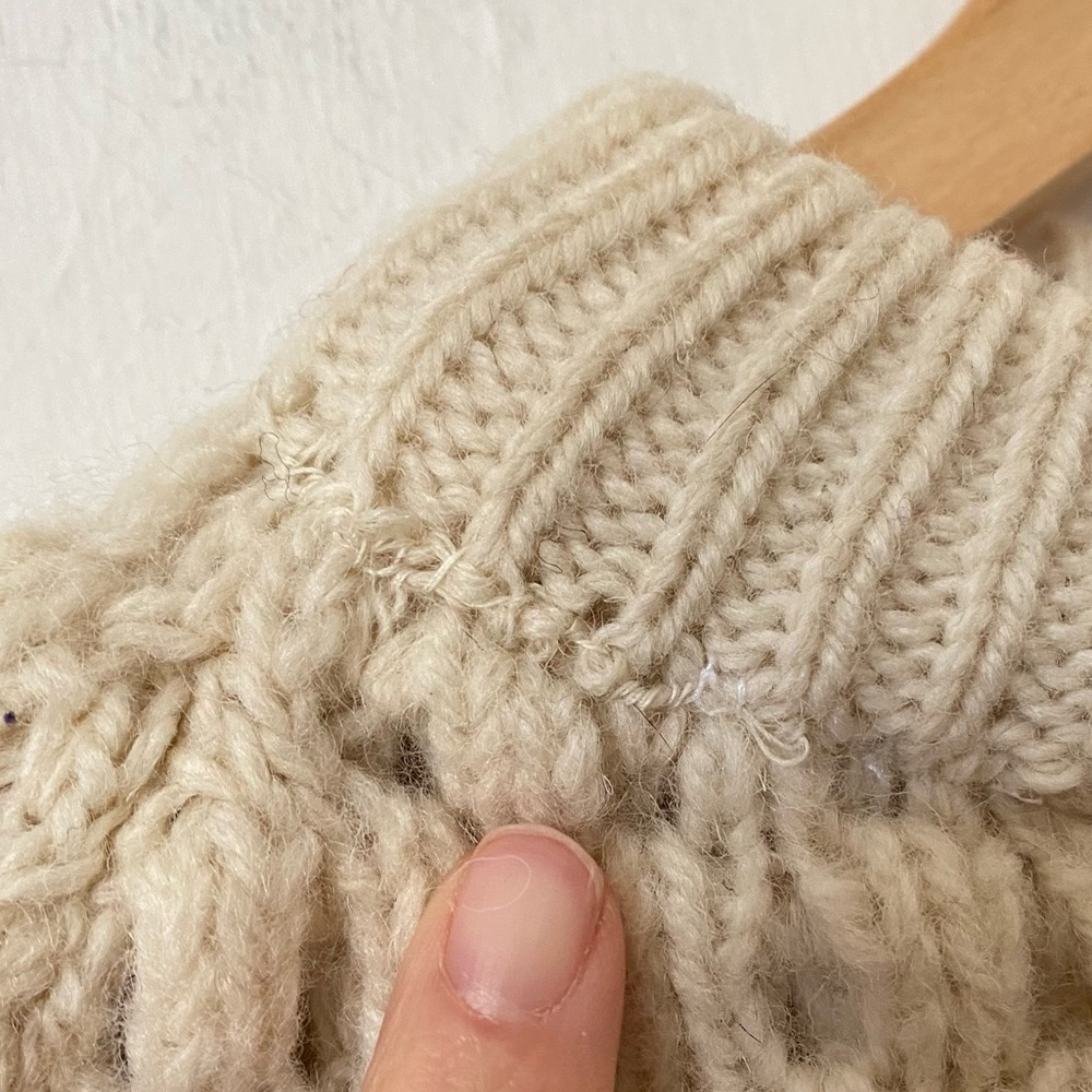 Vintage Wool Fishermans Sweater Whaler Sportswear England Abercrombie & Fitch - Picture 12 of 13